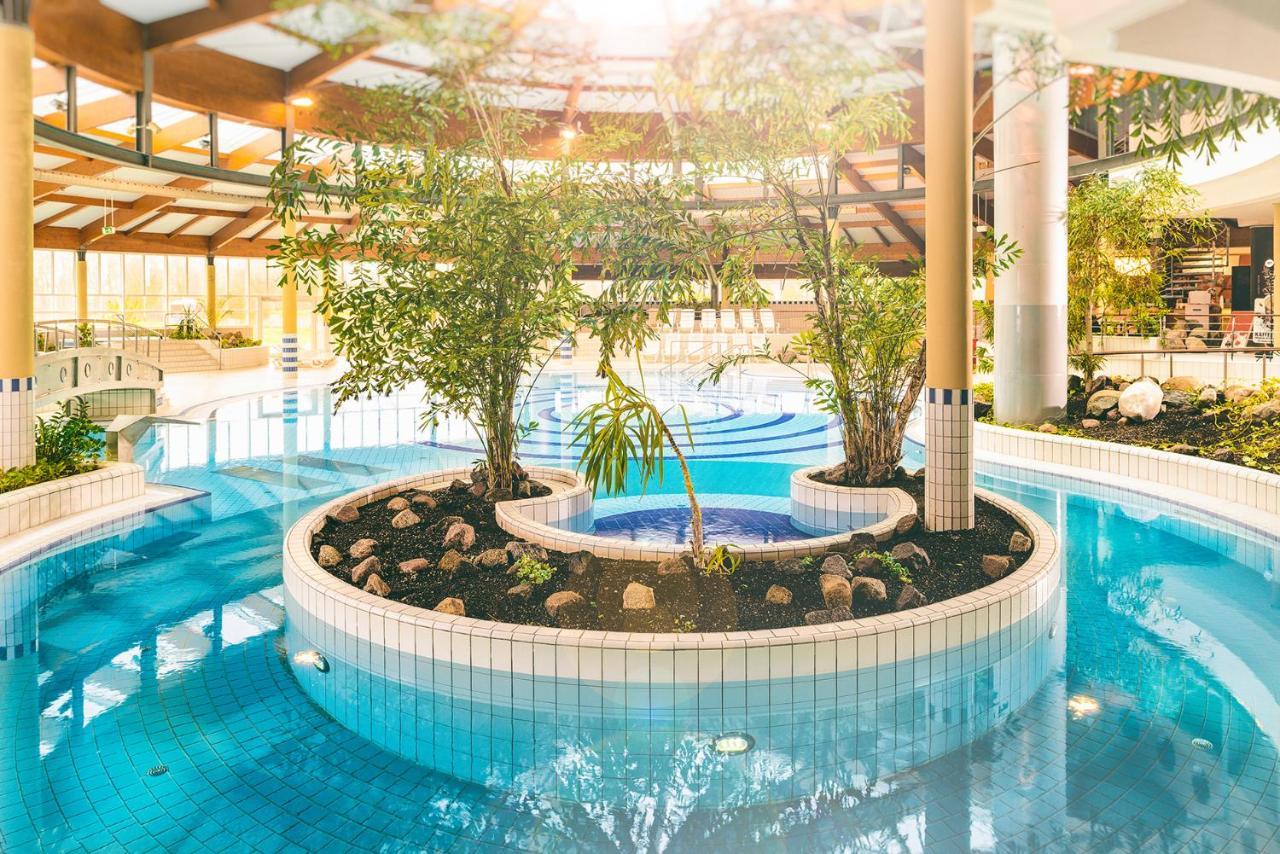 Traumblick Und Komfort - Lichtdurchflutete 85 Qm Wohnung Nahe Suedstrand Goehren Inklusive Schwimmbad Und Sauna Im Ahoi Sellin 外观 照片